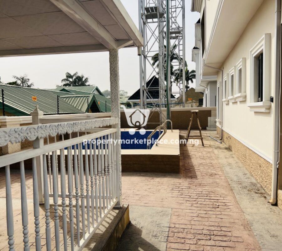 Exotic 7 bedrooms mansion with 2 rooms Bq in a serene & secured area