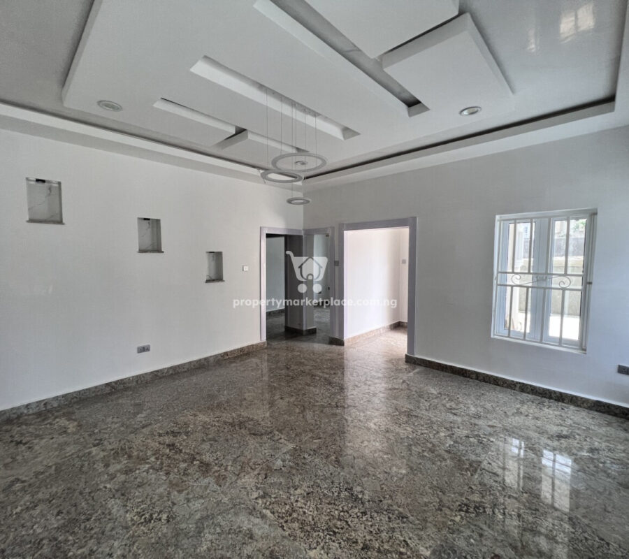 Tastefully finished 3 bedroom semi-detached duplex with Bq in a nice estate