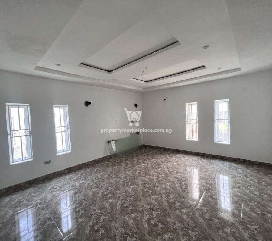 Tastefully finished 3 bedroom semi-detached duplex with Bq in a nice estate