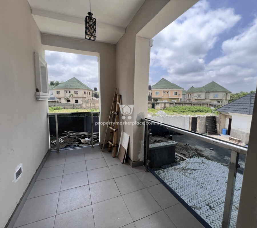 Tastefully finished 3 bedroom semi-detached duplex with Bq in a nice estate