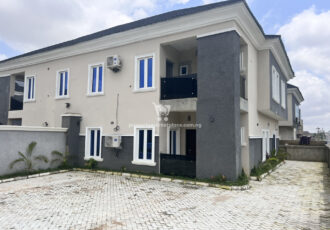 Tastefully finished 3 bedroom semi-detached duplex with Bq in a nice estate