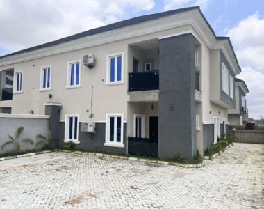 Tastefully finished 3 bedroom semi-detached duplex with Bq in a nice estate