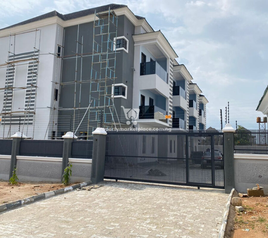 Automated and tastefully finished 4 bedroom terrace duplex with Bq in a nice area