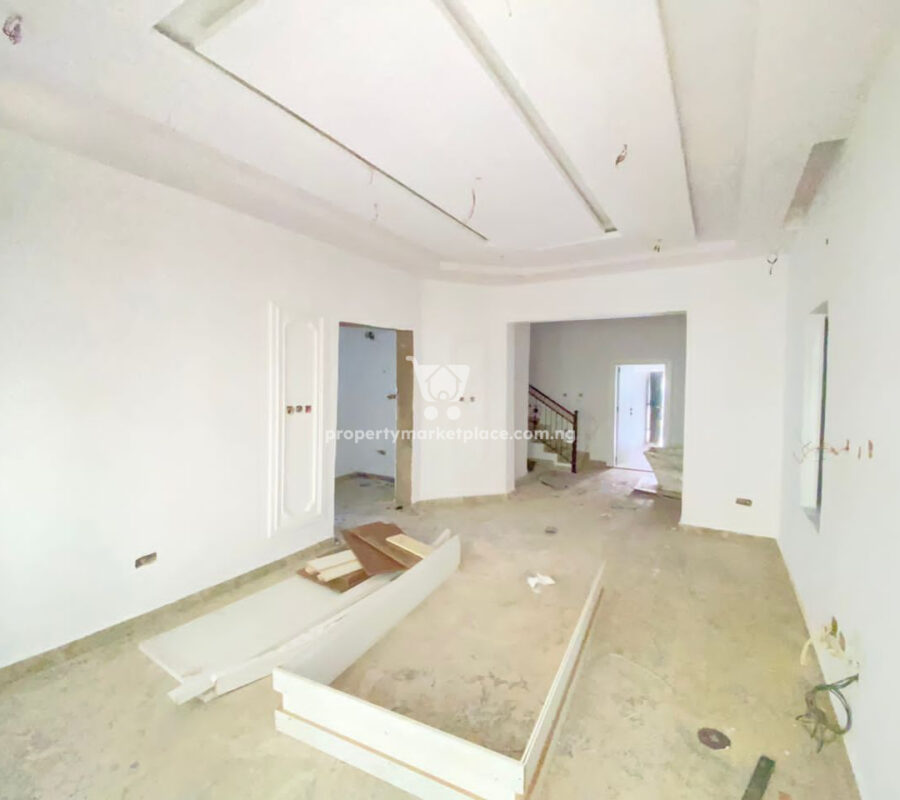 Automated and tastefully finished 4 bedroom terrace duplex with Bq in a nice area