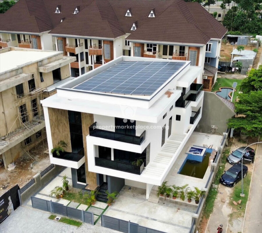 Contemporary 6 bedroom detached duplex & Bq with elevator, swimming pool, etc