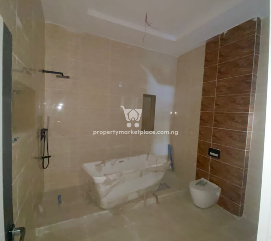 Automated and tastefully finished 4 bedroom terrace duplex with Bq in a nice area