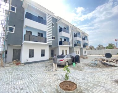 Automated and tastefully finished 4 bedroom terrace duplex with Bq in a nice area