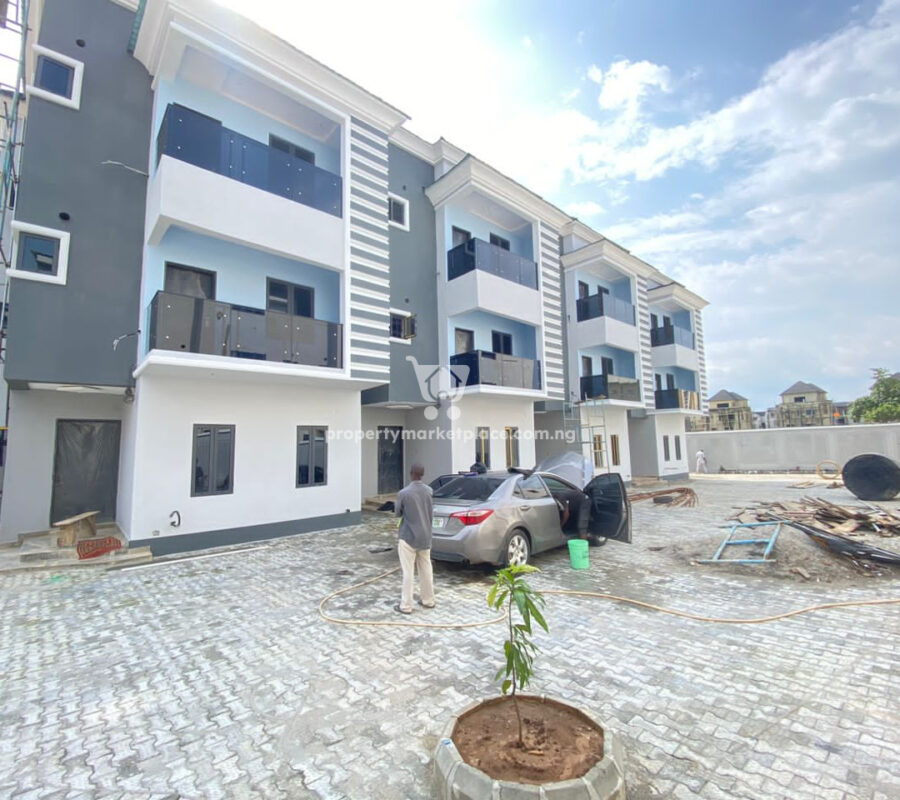 Automated and tastefully finished 4 bedroom terrace duplex with Bq in a nice area