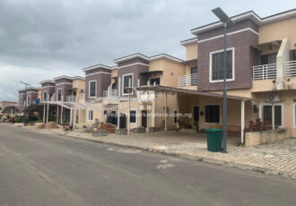 Newly built 4 bedroom terrace duplex in a nice area with tarred road