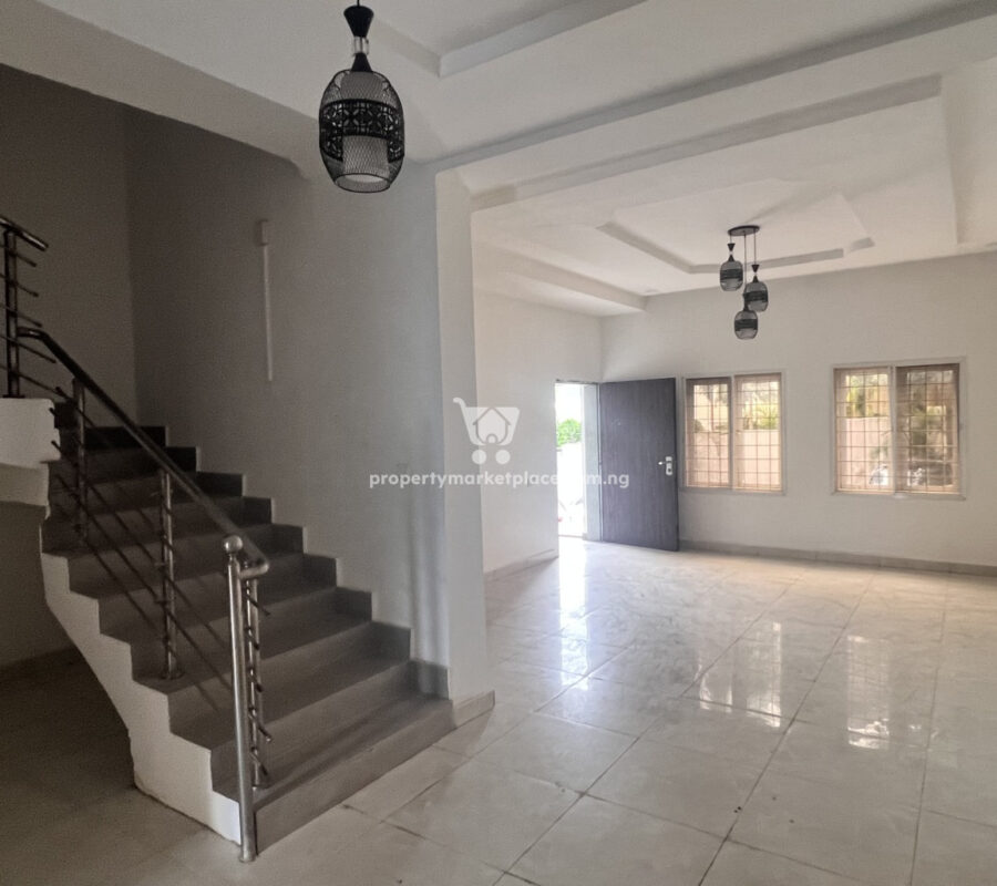 4 bedroom terrace duplex with a room boys quarters