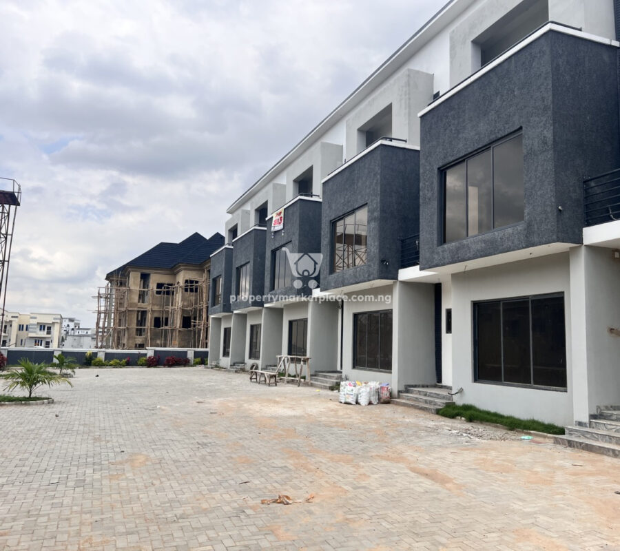 4 bedroom terrace duplex with a room boys quarters