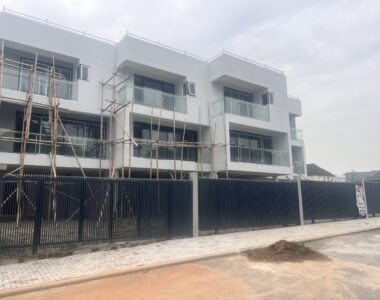 4 bedroom terrace duplex with a room boys quarters and open rooftop