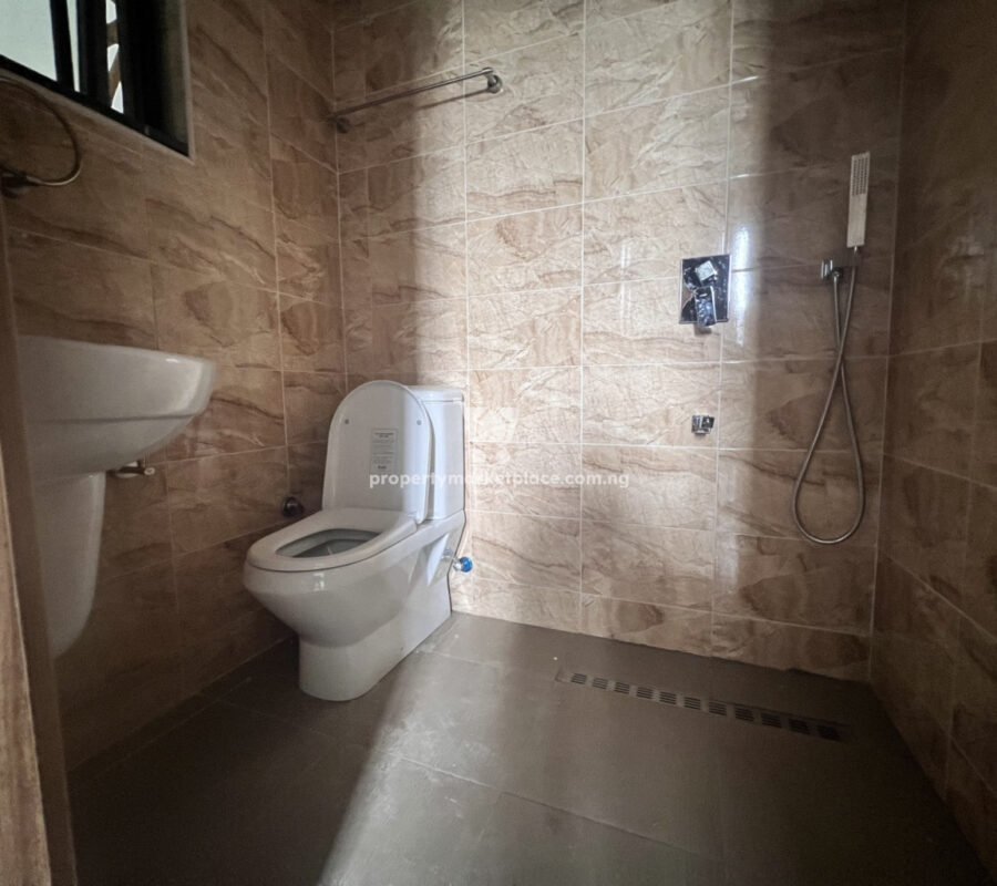 4 bedroom terrace duplex with a room boys quarters and open rooftop