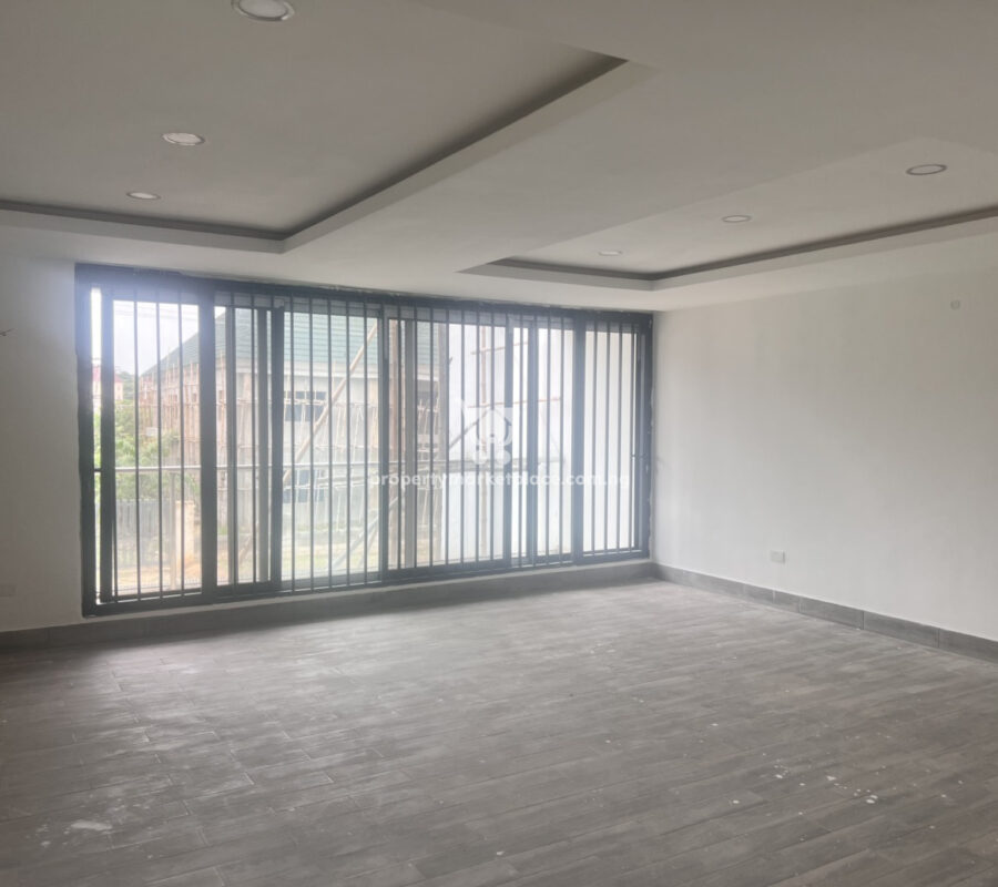 4 bedroom terrace duplex with a room boys quarters and open rooftop