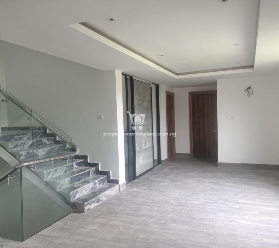 4 bedroom terrace duplex with a room boys quarters and open rooftop