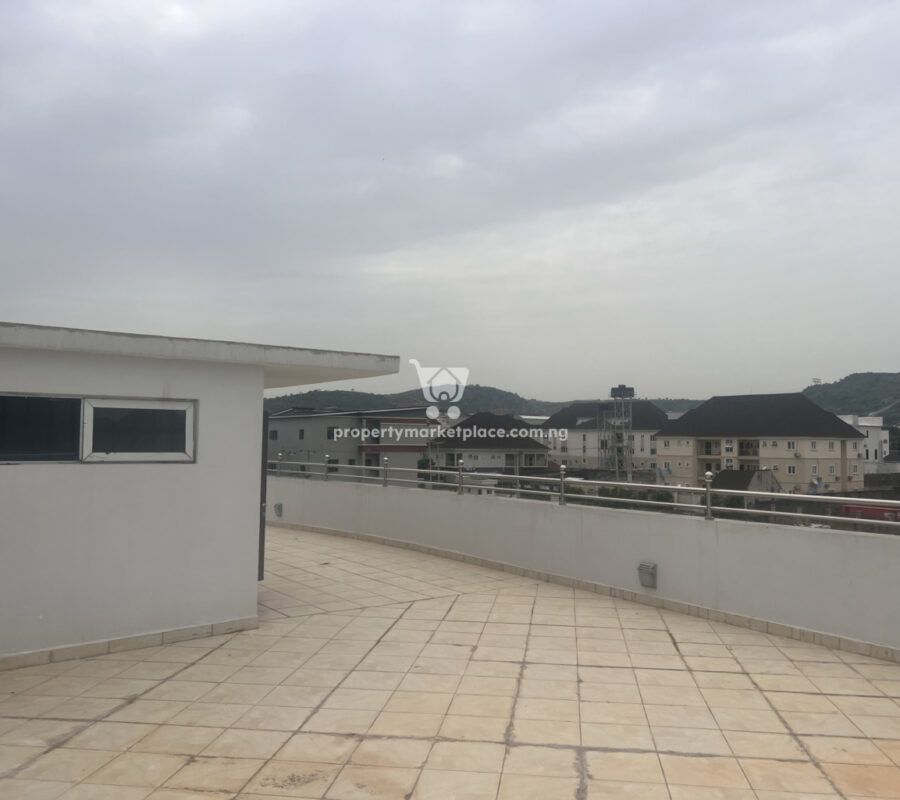4 bedroom terrace duplex with a room boys quarters and open rooftop