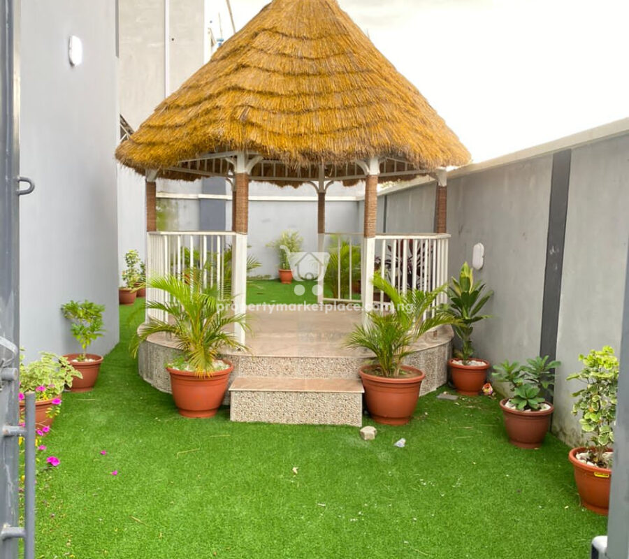 Classy 4 bedroom terrace duplex with Bq in an estate