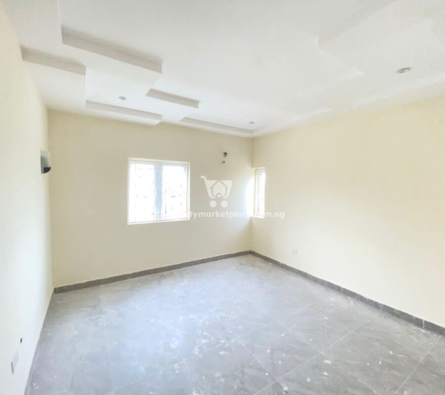 Massive 4 bedroom semi detached duplex with a room Bq