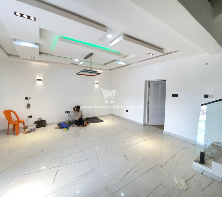 Luxurious 4 bedroom terrace duplex with a room boys quarters