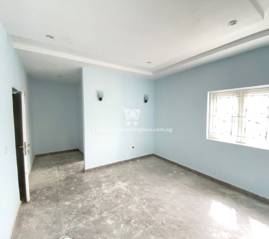 Massive 4 bedroom semi detached duplex with a room Bq