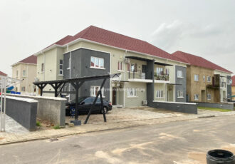 Massive 4 bedroom semi detached duplex with a room Bq