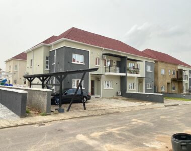Massive 4 bedroom semi detached duplex with a room Bq