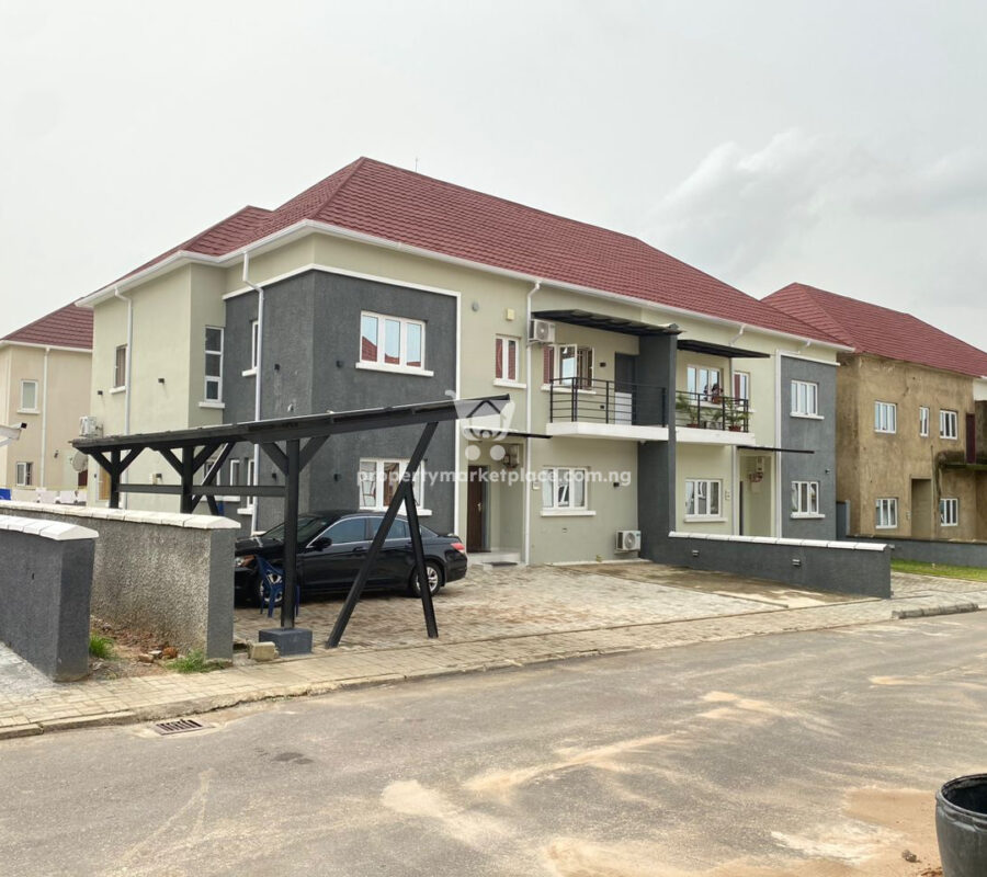 Massive 4 bedroom semi detached duplex with a room Bq