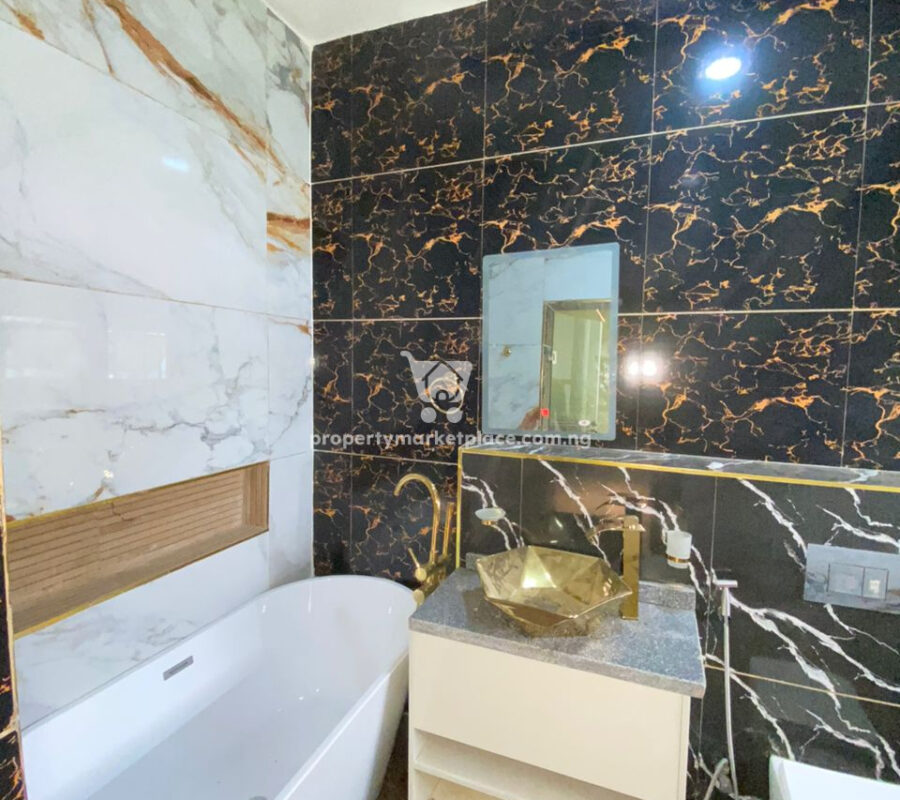 Luxurious 4 bedroom terrace duplex with a room boys quarters