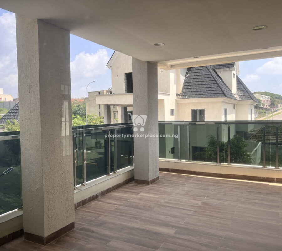 Automated 5 bedroom detached duplex with Bq in a classy area