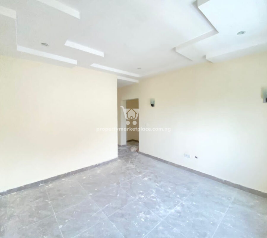 Massive 4 bedroom semi detached duplex with a room Bq