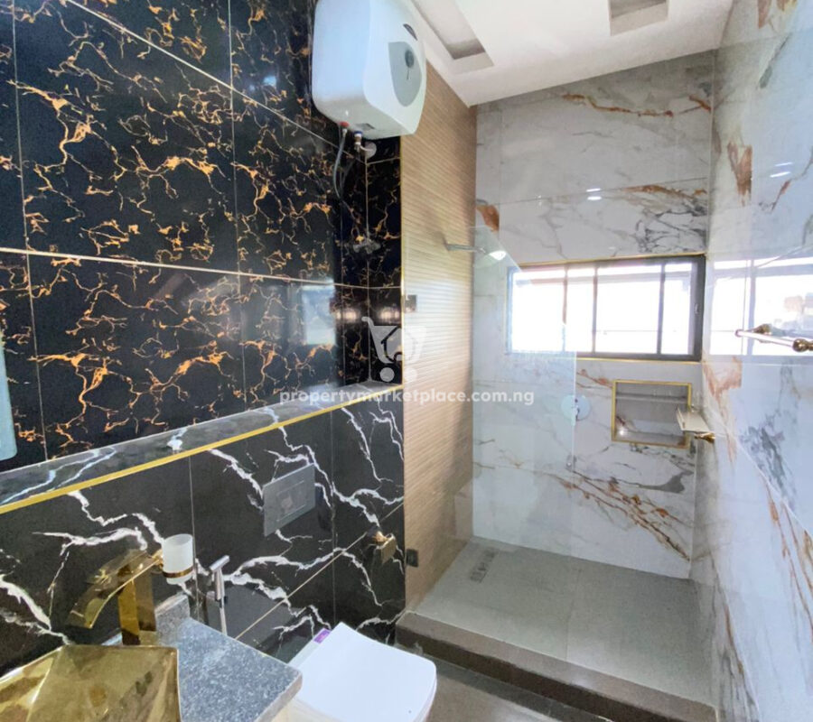 Luxurious 4 bedroom terrace duplex with a room boys quarters