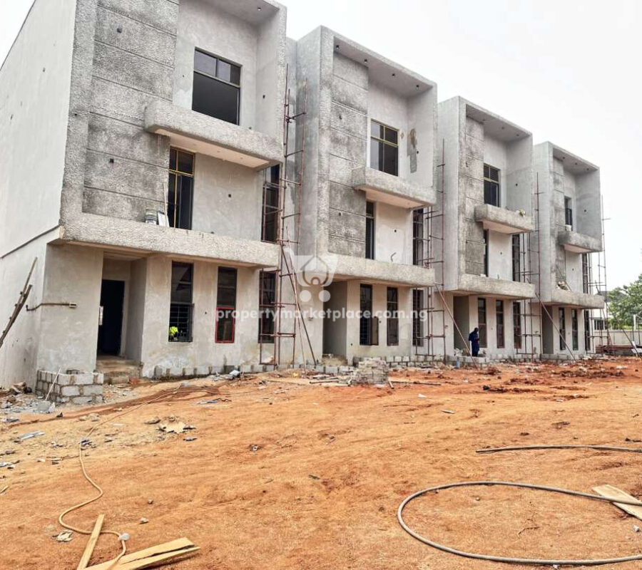 Superbly built 4 bedroom terrace duplex with Bq