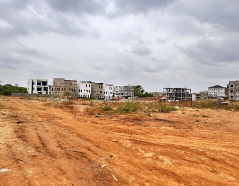 Residential land in a fast developing area