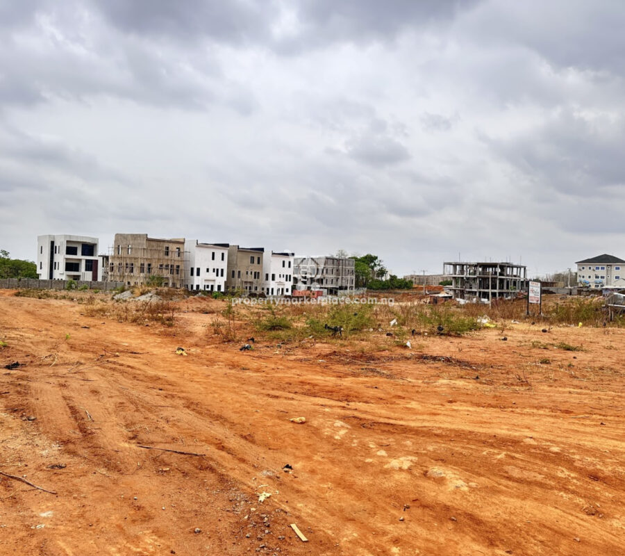 Residential land in a fast developing area