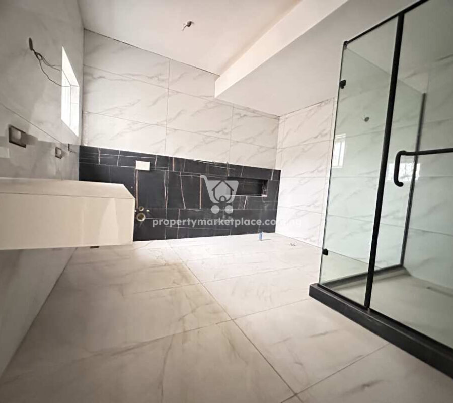 Solidly built & luxurious 4 bedroom terrace duplex with Bq