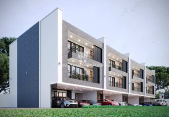 4 bedroom terrace duplex with Bq in gated estate