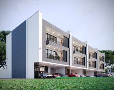 4 bedroom terrace duplex with Bq in gated estate