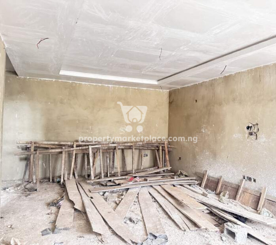 Solidly built & 4 bedroom terrace duplex + Bq
