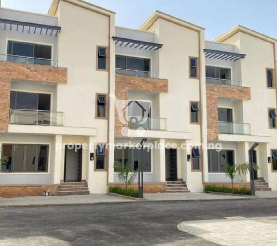Luxurious & superbly finished 4 bedroom terrace duplex + Bq