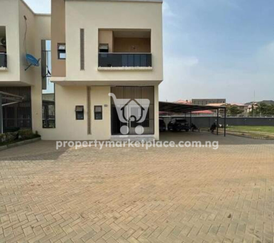 Solidly built & luxurious 4 bedroom terrace duplex with Bq