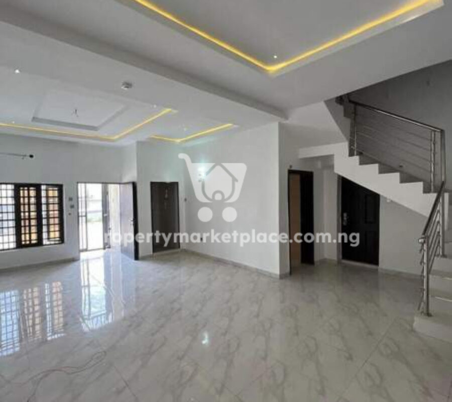 Solidly built & luxurious 4 bedroom terrace duplex with Bq
