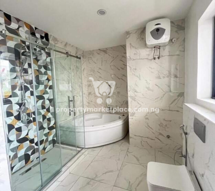 Superbly built 5 bedroom semi detached duplex with Bq