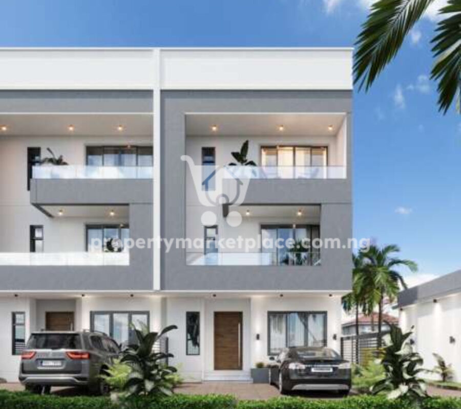 Luxurious 4 bedroom terrace duplex with Bq