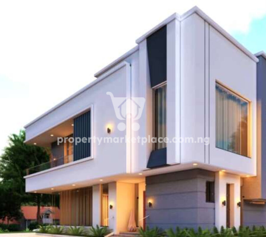 Fully detached 5 bedroom detached duplex in a secure estate