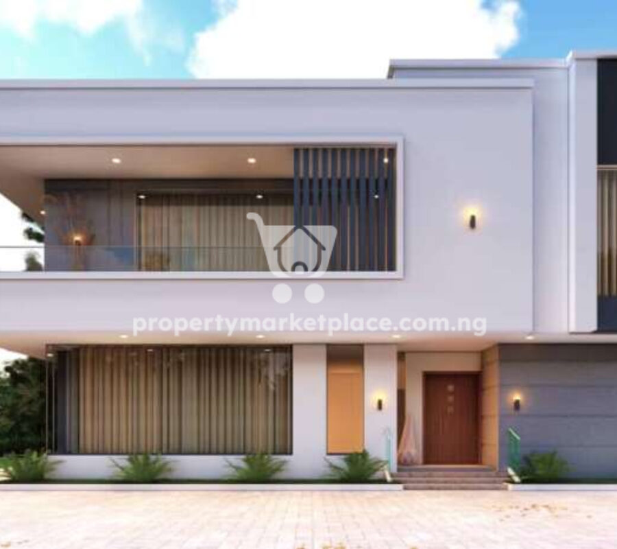 Fully detached 5 bedroom detached duplex in a secure estate