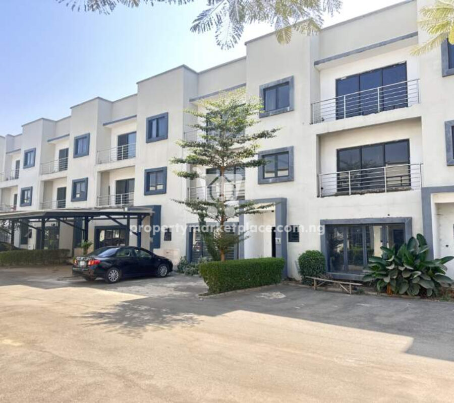 Superbly finished 4 bedroom terrace duplex with Bq in an est