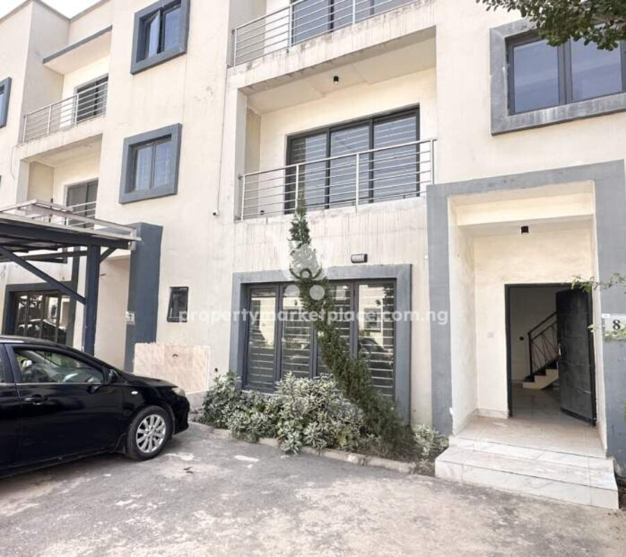 Superbly finished 4 bedroom terrace duplex with Bq in an est