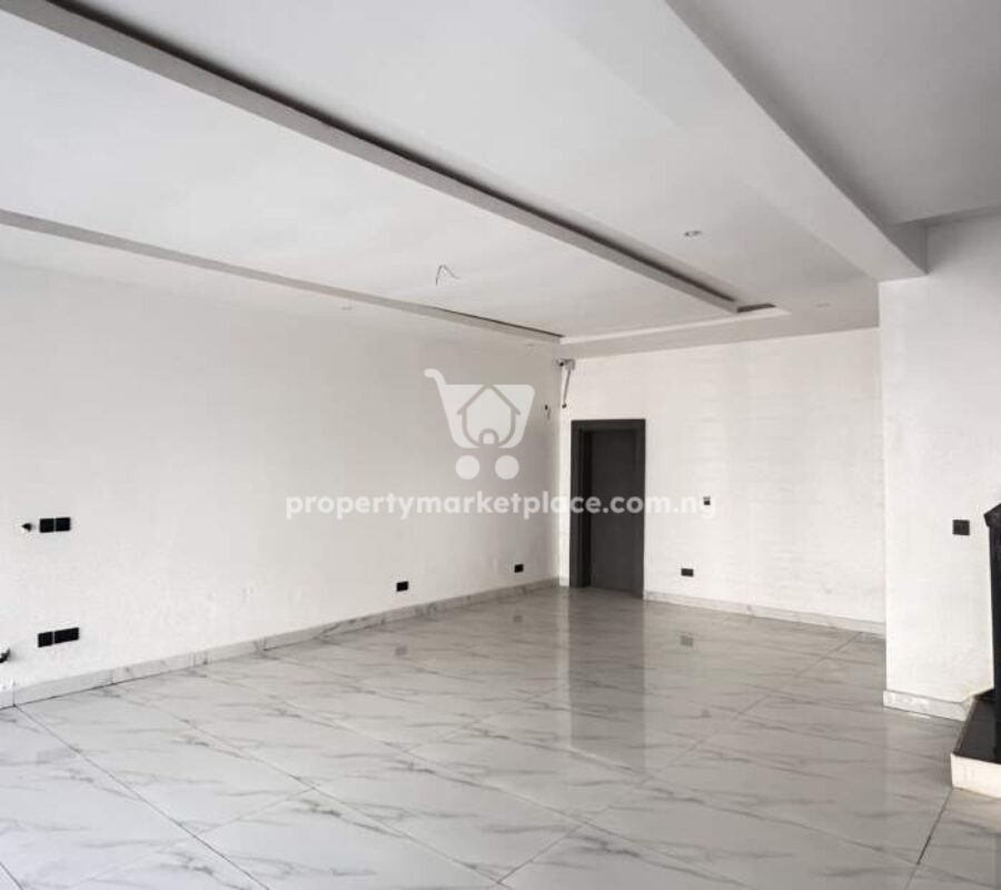 Superbly finished 4 bedroom terrace duplex with Bq in an est