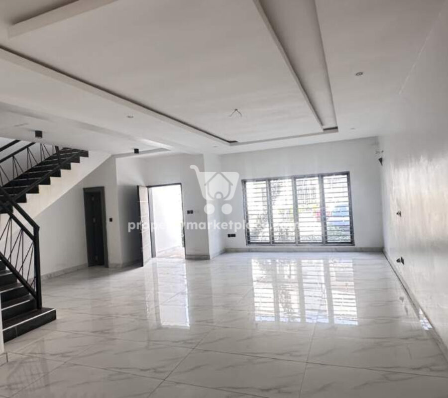 Superbly finished 4 bedroom terrace duplex with Bq in an est