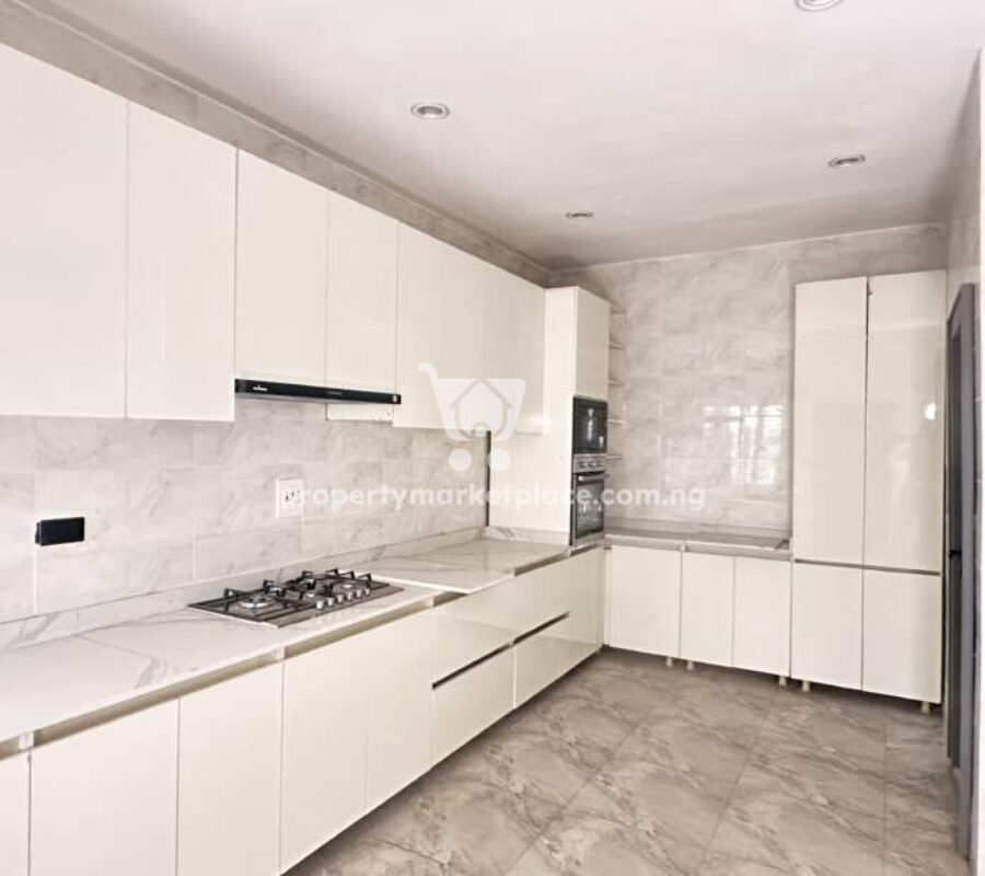 Superbly finished 4 bedroom terrace duplex with Bq in an est